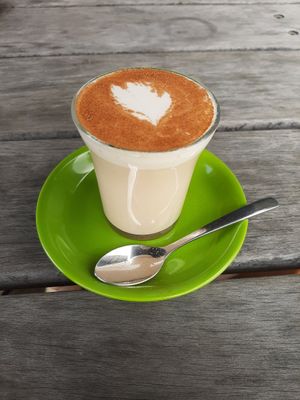 Chai latte at The Healthy Hub Cafe in Cairns