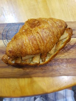 Ham and cheese croissant at The Healthy Hub Cafe in Cairns