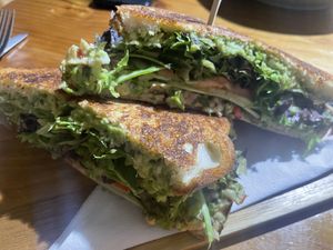  “Chicken” sandwich   at The Healthy Hub Cafe in Cairns