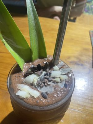 Chocolate smoothie  at The Healthy Hub Cafe in Cairns