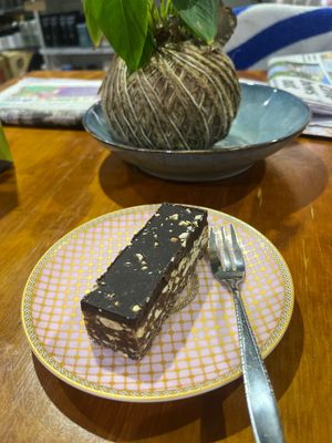 Peanut caramel bar - DIVINE!!   at The Healthy Hub Cafe in Cairns