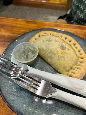 Mushroom Empanada at The Healthy Hub Cafe in Cairns