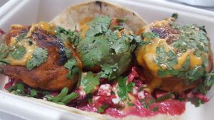 Cauliflower Taco - needs seasoning but I would probably get it again anyway! at The Healthy Hub Cafe in Cairns