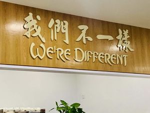 We are different? at Aixin Vegetarian 爱心素食 in Sandakan