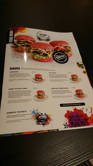 Menu 1 at Vegan Heroes - Vestdijk in Eindhoven