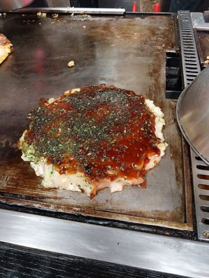  at Okonomiyaki Chitose in Osaka