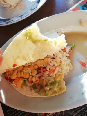 Avocadodilla vegan at Salpicon in Vienna