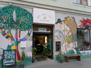 From the outside at Salpicon in Vienna