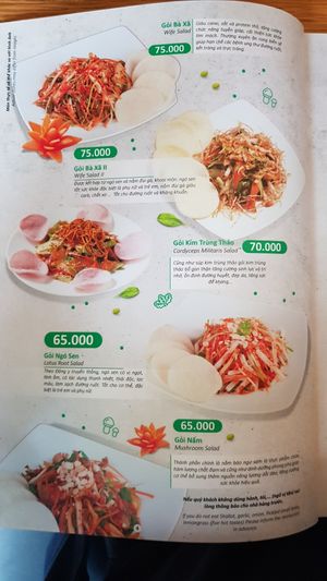 Menu 6/30 at Ba Xa - Quan 3 in Ho Chi Minh City