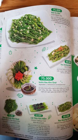 Menu 16/30 at Ba Xa - Quan 3 in Ho Chi Minh City