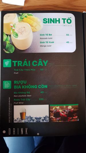 Menu 28/30 at Ba Xa - Quan 3 in Ho Chi Minh City