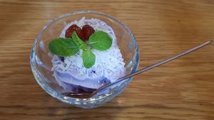 Taro ice cream at Ba Xa - Quan 3 in Ho Chi Minh City