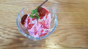 Strawberry ice cream at Ba Xa - Quan 3 in Ho Chi Minh City