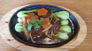 Vegan roasted duck at Ba Xa - Quan 3 in Ho Chi Minh City