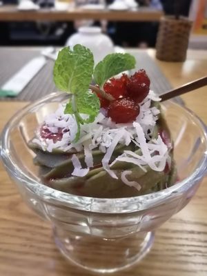 Green tea ice cream (vegan) - 50k at Ba Xa - Quan 3 in Ho Chi Minh City