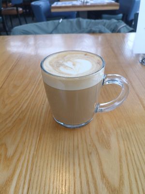 Latte at The Castle Cafe in Cork