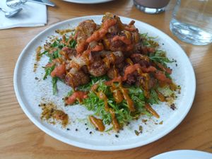 Cauliflower bravas at The Castle Cafe in Cork