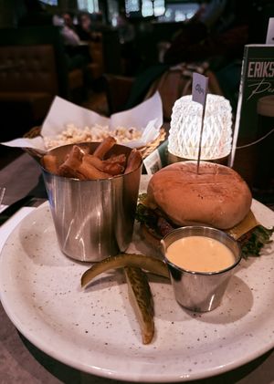 Vegan burger  at O'Learys in Skellefteaa