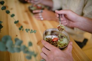 smoothie bowls! at Yayu in Ucluelet