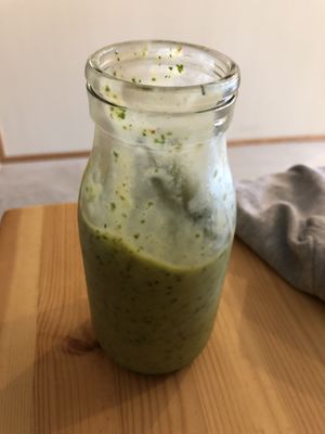 Green dream smoothie at Yayu in Ucluelet