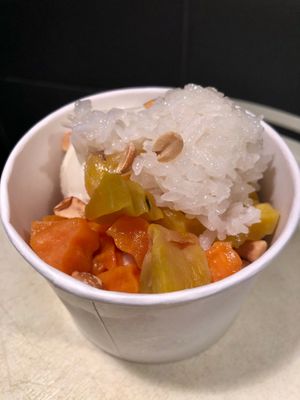 Coconut Ice cream at Lamai Coconut Ice Cream in Koh Samui