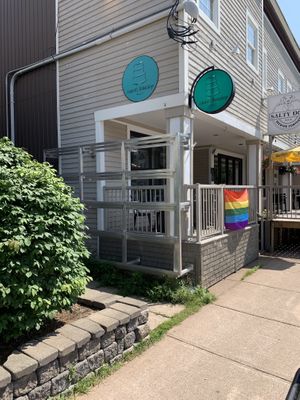 Store front at Laurie's Bakeshop in Truro