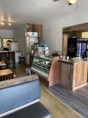 Inside at Laurie's Bakeshop in Truro