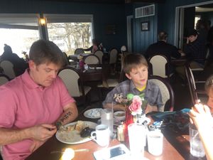 Easter Morning Breakfast Buffet - vegan at Pasches Seafood Kitchen in Battle Creek