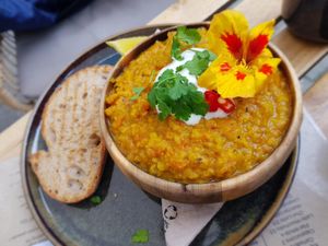 Dahl soup at Mahalo in Groningen