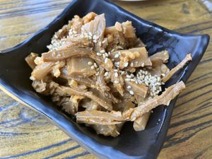 Spicy menma  at Hinodeya Ramen - Downtown in San Francisco