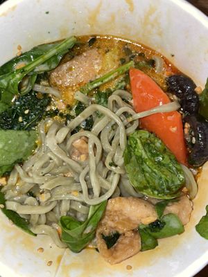 Final product. Vegan creamy ramen 🍜   at Hinodeya Ramen - Downtown in San Francisco