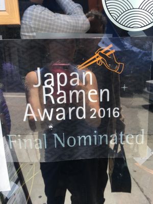 Well deserved at Hinodeya Ramen - Downtown in San Francisco