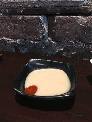 Yum sesame sauce at Hinodeya Ramen - Downtown in San Francisco