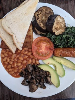 Vegan breakfast  at Cafe 115 in Fort William
