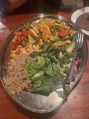 Yogi platter  at Little Buddha in Rishikesh