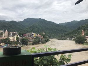 Comes with a great view at Little Buddha in Rishikesh