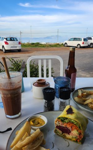 Wrap (can't remember the name). Something about chilli? at Blended in Cape Town