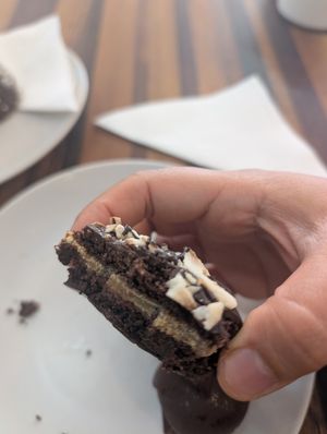 White chocolate moreo inside at Blended in Cape Town