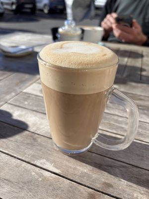 This was a ‘small' macadamia latter   at Blended in Cape Town