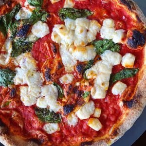 Vegan Pizza Margherita  at Pizzana in West Hollywood