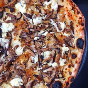 Vegan Funghi Pizza at Pizzana in West Hollywood
