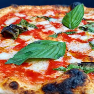 Vegan Pizza Margherita  at Pizzana in West Hollywood