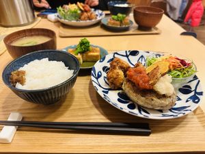 Set meal is perfect   at Tsubame Kissashitsu in Kurashiki