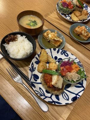 Lunch set   at Tsubame Kissashitsu in Kurashiki