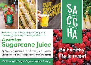 Be Healthy Life is Sweet at Saccha Sugarcane Juice Bar in Dandenong