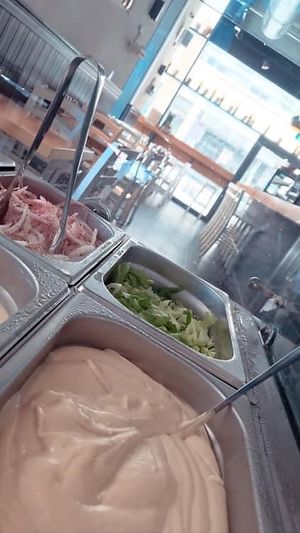 Homemade Hummus at Falafel Place in Tel Aviv