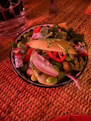 Hawaiian salad at Rum Club in Utrecht