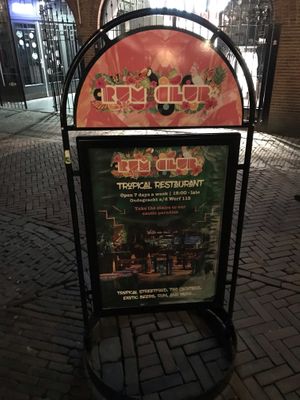 Board  at Rum Club in Utrecht