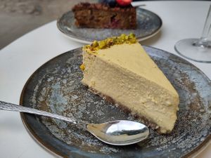 chease cake at Good Mood Food in Kuressaare