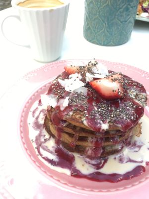 Pancakes  at Good Mood Food in Kuressaare